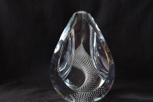 Handmade Blown Art Glass Shaped Sculpture