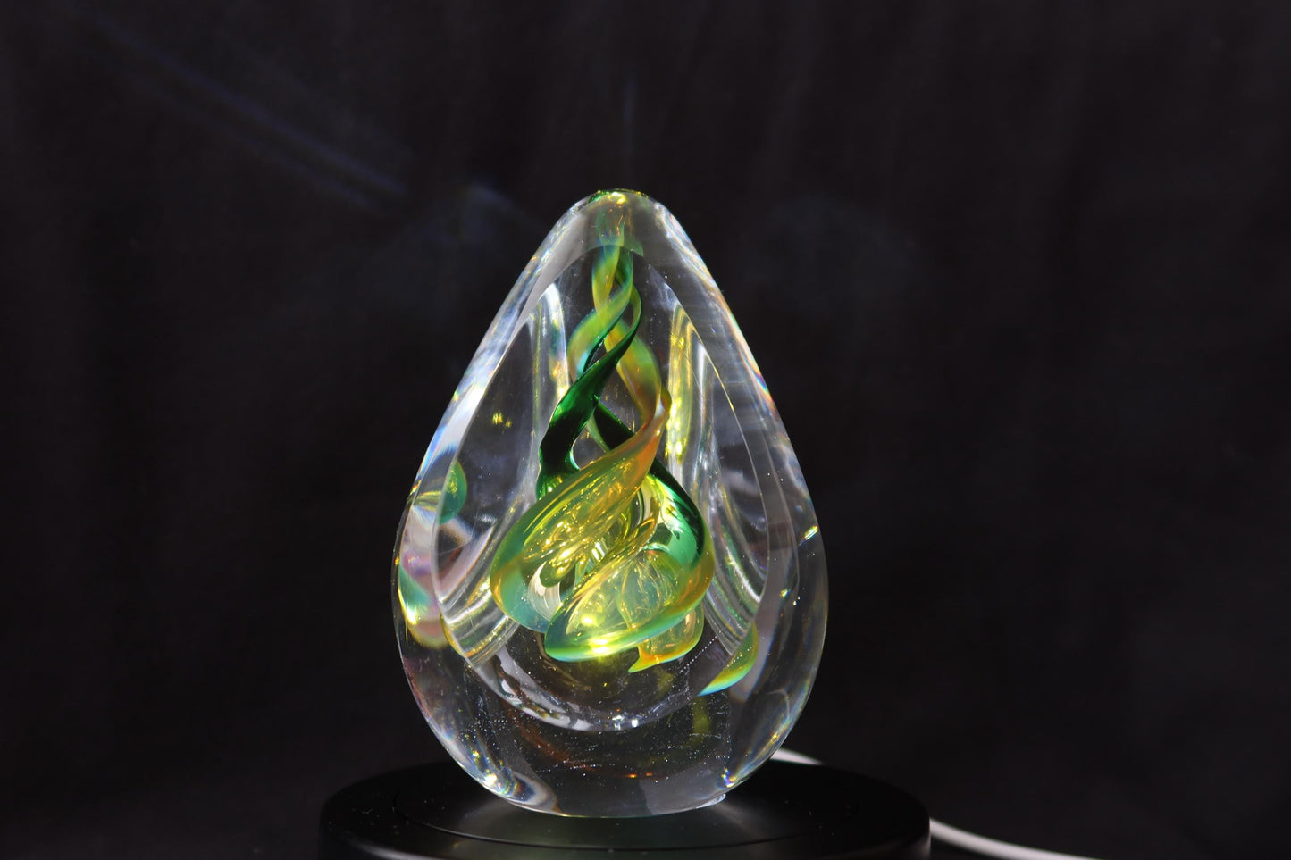 Handmade Blown Art Glass Shaped Sculpture