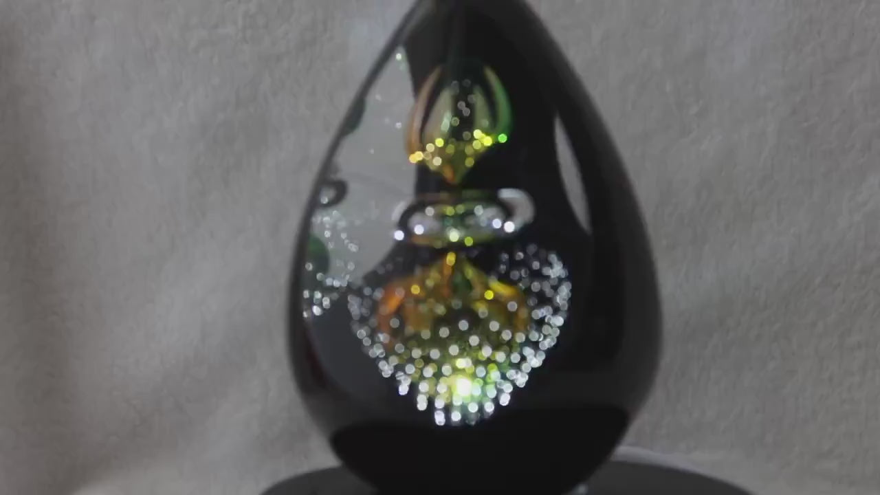 Handmade Blown Art Glass Shaped Sculpture