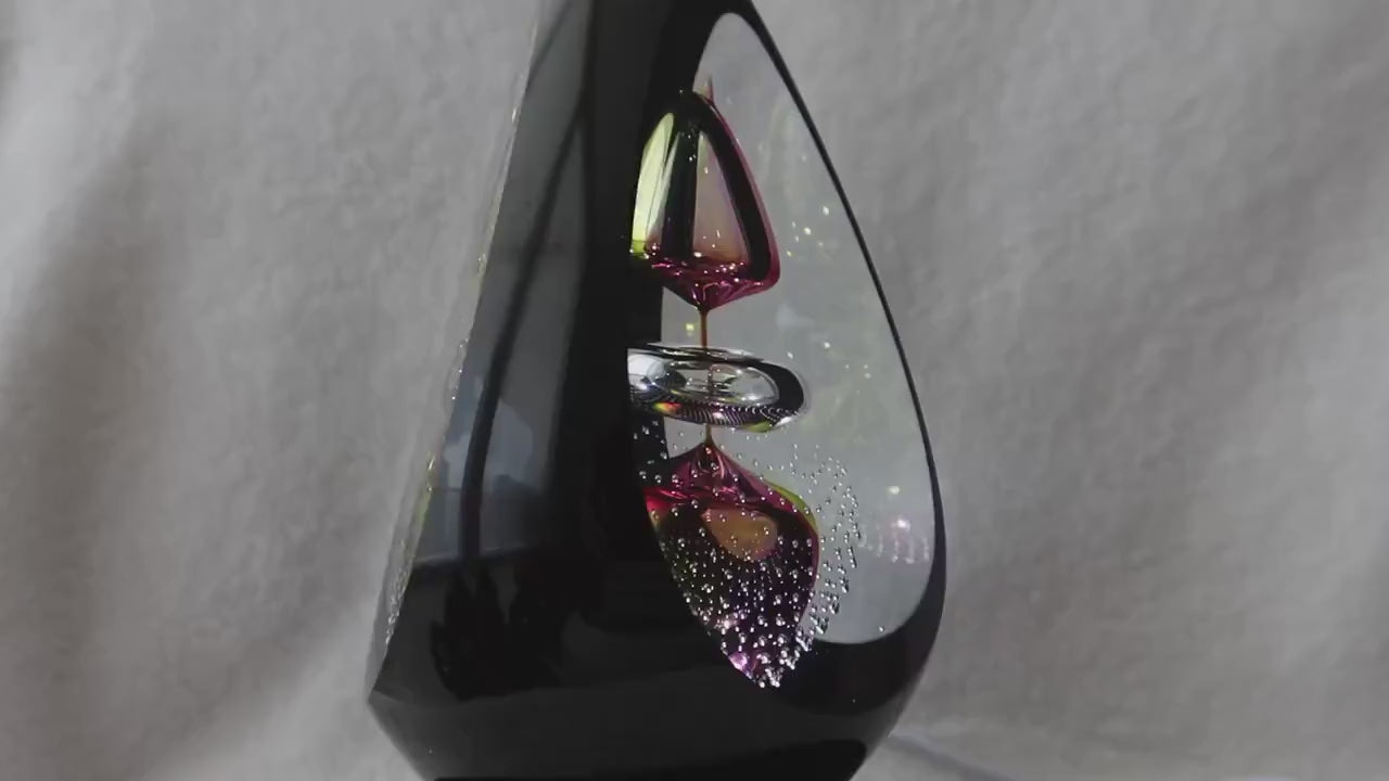 Handmade Blown Art Glass Shaped Sculpture