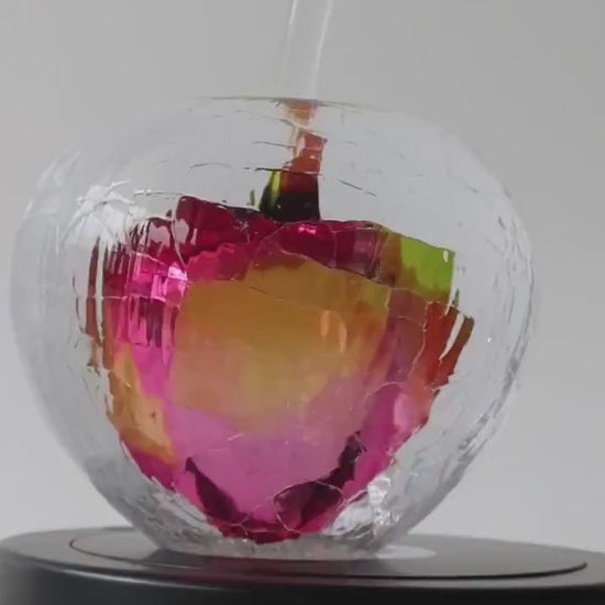 Handmade Blown Art Glass Shaped Sculpture