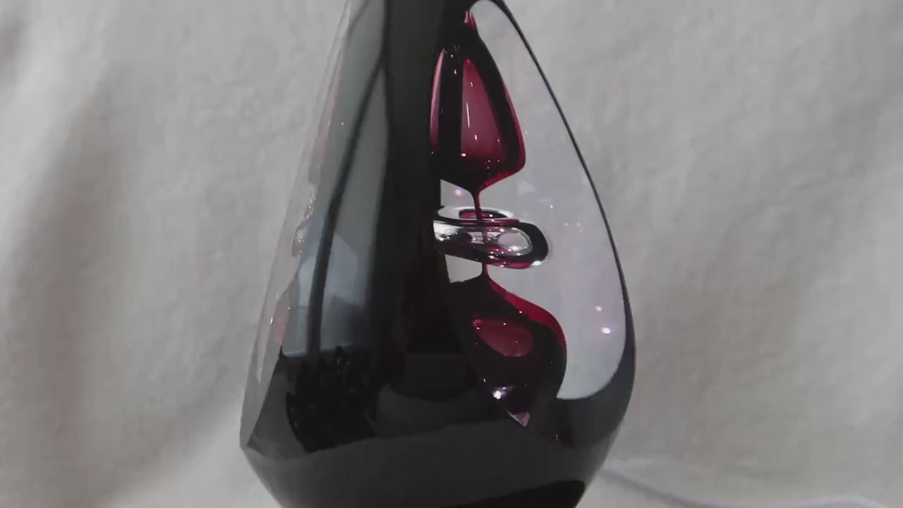 Handmade Blown Art Glass Shaped Sculpture