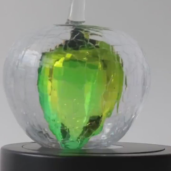 Handmade Blown Art Glass Shaped Sculpture