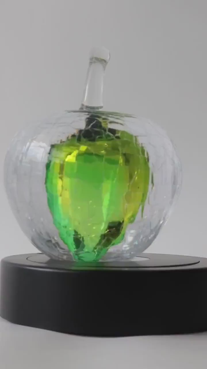 Handmade Blown Art Glass Shaped Sculpture